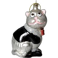 EverGreen® Sitting Cat, Box, h. 11 cm - Christmas Ornaments