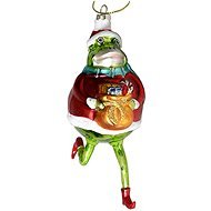 EverGreen® Jolly Frog, PVC doboz, h. 14 cm - Karácsonyi díszítés