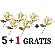 EverGreen set® Poinsettia gl. flower p.25, h.65cm, Set 5+1 Gratis - Christmas Ornaments