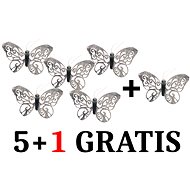 EverGreen set® Butterfly on clip x 1 pc, h. 14 cm - Set of 5 +1 Gratis - Christmas Ornaments