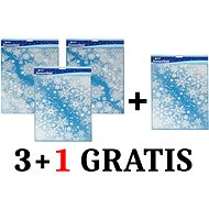 EverGreen set® Window decoration 41x29 cm - Set of 3 +1 Gratis - Christmas Decoration