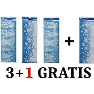 EverGreen set® Window decoration 59x21 cm - Set of 3 +1 Gratis - Christmas Decoration