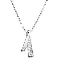 EVOLUTION GROUP 12054.1 crystal zircon AG necklace (AG 925/1000; 2,5g) - Necklace