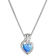 EVOLUTION GROUP 12076.3 blue synthetic opal AG necklace (AG 925/1000; 2g) - Necklace