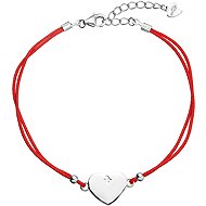 EVOLUTION GROUP 13049.3 red bracelet AG (AG 925/1000; 1g) - Bracelet