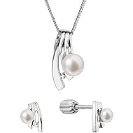 EVOLUTION GROUP 29075.1B set pearl AAA 4/6mm AG (AG 925/1000; 3,8g) - Jewellery Gift Set