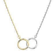 EVOLUTION GROUP 62010 AG AU+RH plating necklace (AG 925/1000; 1,7g) - Necklace
