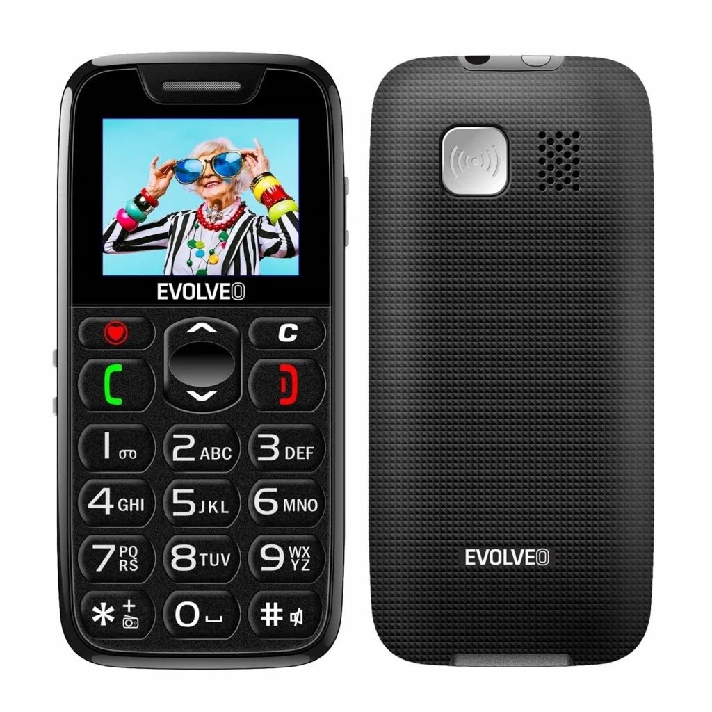 EVOLVEO EasyPhone black - Mobile Phone