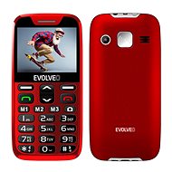 EVOLVEO EasyPhone XR red with charging stand - Mobile Phone