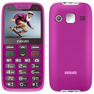 EVOLVEO EasyPhone XR pink with charging stand - Mobile Phone