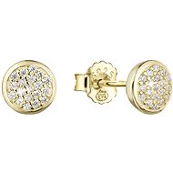 EVOLUTION GROUP 11430.1 crystal zircon ag AU plating earrings (AG 925 / 1000; 2 g) - Earrings
