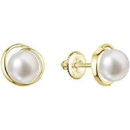 EVOLUTION GROUP 91P00040 earrings pearl AAA 7 mm (AU 585/1000; 1,10 g) - Earrings