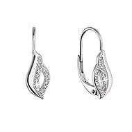 EVOLUTION GROUP 11542.1 crystal zircon ag earrings (AG 925/1000; 1 g) - Earrings