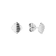 EVOLUTION GROUP 61053 ag earrings square with engraving (AG 925/1000; 1,5 g) - Earrings