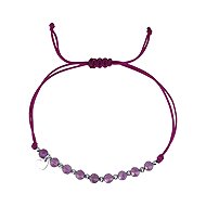 EVOLUTION GROUP 13059.3 amethyst bracelet AG (AG 925/1000; 1 g) - Bracelet