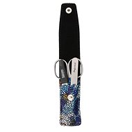 Travel leather manicure set 105-86 multicolour blue - Manicure Set