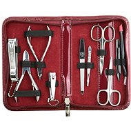 KELLERMANN manicure and pedicure set lacquered 5872 P N burgundy red - Manicure Set