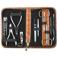KELLERMANN manicure and pedicure set 5772 P N brown with ostrich skin pattern - Manicure Set
