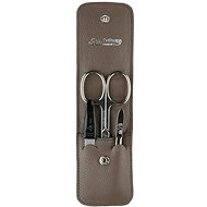 ERBE SOLINGEN leather travel manicure set Siena 9208 brown - Manicure Set