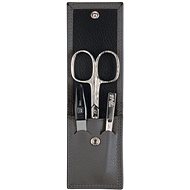YES SOLINGEN travel leather manicure set 99260 taupe - Manicure Set