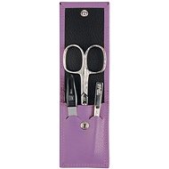 YES SOLINGEN travel leather set 99263 lavender - Manicure Set