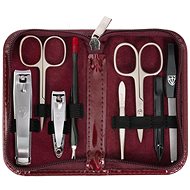 KELLERMANN Manicure set lacquered 6327 P N-MATT burgundy - Manicure Set