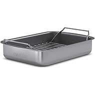 Eva Solo Professional Roasting Pan 26 × 19 cm, with Rack, Grey, Aluminium - Roasting Pan