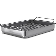 Eva Solo Professional Roasting Pan 35 × 25 cm, with Rack, Grey, Aluminium - Roasting Pan