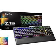 EVGA Z15 RGB Kailh Speed Silber - Gaming-Tastatur