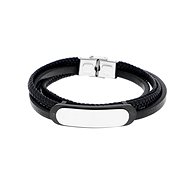 Ewena Men's leather bracelet KSG265 - Bracelet