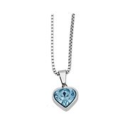 Ewena Chain with heart pendant HU594 - Necklace