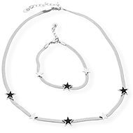 Ewena Dámský náhrdelník s náramkem z chirurgické oceli KM6428 - Jewellery Gift Set