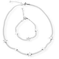 Ewena Dámský náhrdelník s náramkem z chirurgické oceli KM6427 - Jewellery Gift Set