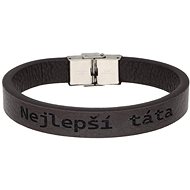 Ewena Leather bracelet brown Best Dad - Bracelet