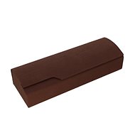 Ewena Sunglasses case magnetic clasp brown - Glasses Case