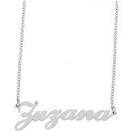 Ewena Steel chain with the name Zuzana silver - Chain Necklace