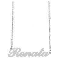 Ewena Steel chain with Renata name silver - Chain Necklace
