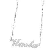 Ewena Steel chain with the name Vlasta silver - Chain Necklace