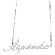 Ewena Steel chain with the name of Stephanie silver - Chain Necklace