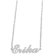 Ewena Steel chain with Erika's name silver - Chain Necklace