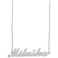 Ewena Steel chain with the name Miluska silver - Chain Necklace