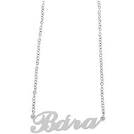 Ewena Steel necklace with the name Bára silver - Chain Necklace