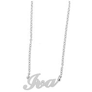 Ewena Steel chain with the name Iva silver - Chain Necklace