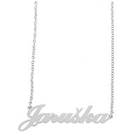 Ewena Steel necklace with the name Jarushka silver - Chain Necklace