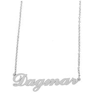 Ewena Steel chain with Dagmar's name silver - Chain Necklace