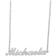 Ewena Steel chain with Michaela's name silver - Chain Necklace