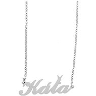 Ewena Steel chain with Katya's name silver - Chain Necklace