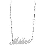 Ewena Steel chain with the name Mischa silver - Chain Necklace