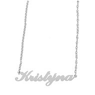 Ewena Steel chain with the name Christine silver - Chain Necklace