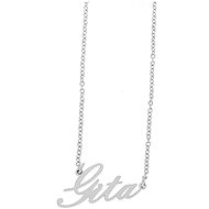 Ewena Steel chain with the name Gita silver - Chain Necklace